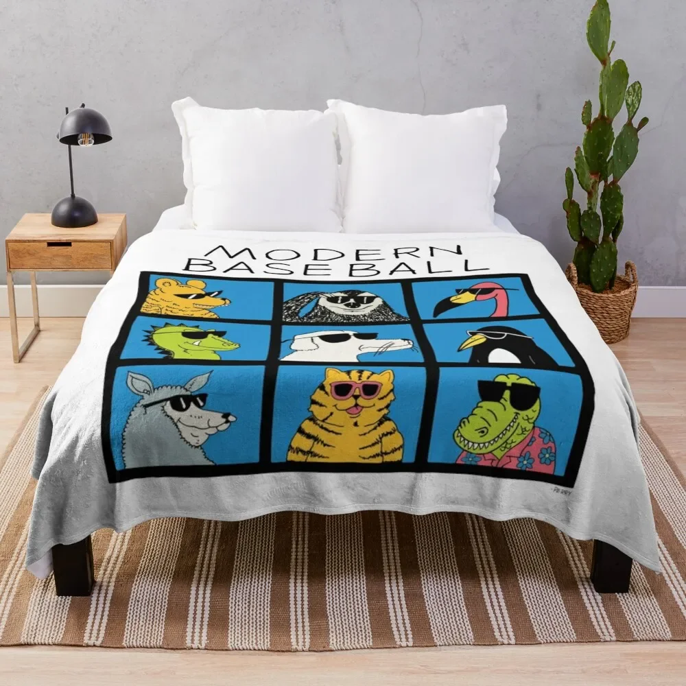 Modern Baseball Animal Bunch Throw Blanket Thin Summer Thermal Blankets