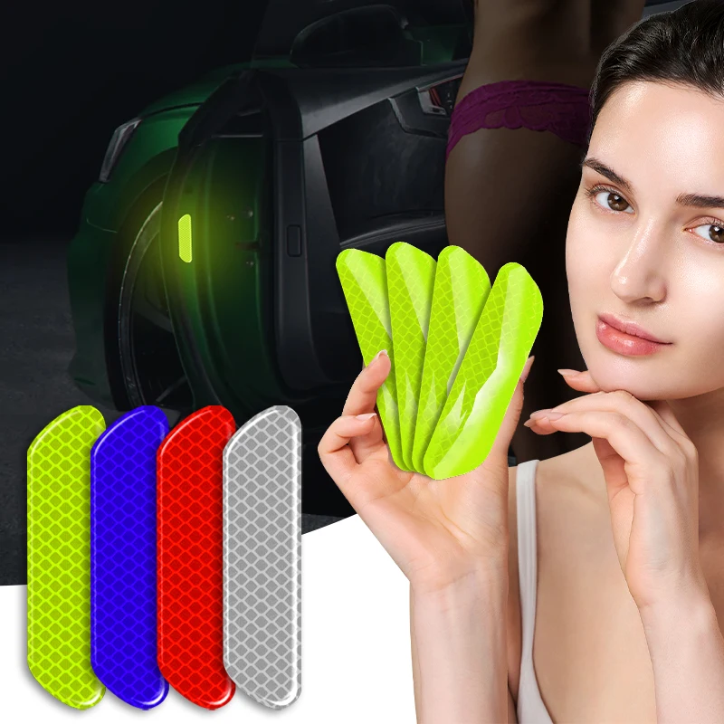 

Front Rear Wheel Cover Eflective Sticker Fit For Bicycles Motorcycles Electric Scooter Car Warning Dustproof Reflective Sticker