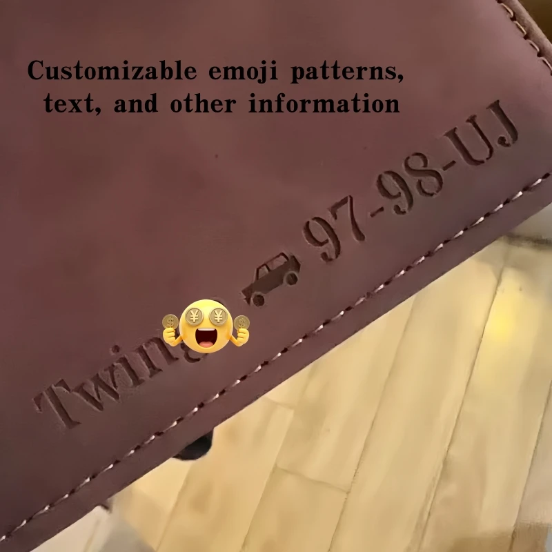 Customized name Car Registration Insurance Wallet Organizer with Multiple Compartments Driver’s License, Vehicle Registration