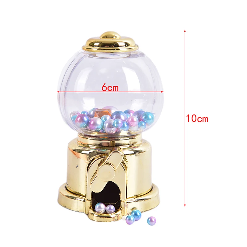 1PC Creative Cute Sweets Mini Candy Machine Bubble Toy Dispenser Coin Bank Kids Toy Warehouse Price Chrismas Birthday Gift