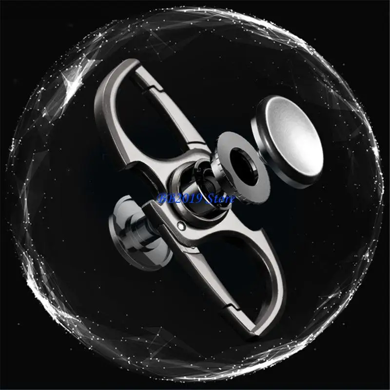 Q0KB Anti-Pressure Spinning Tops for Key Chain Hand Spinner Toy Child Adults Favor Gi