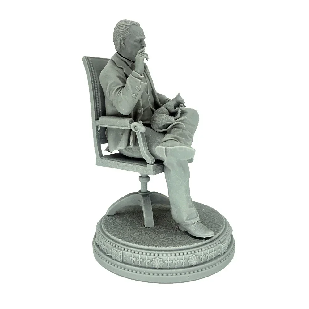 Classic Suit Man Resin Figure 1/24 Miniature Unpainted Plastic Model Kit Not assembled A204