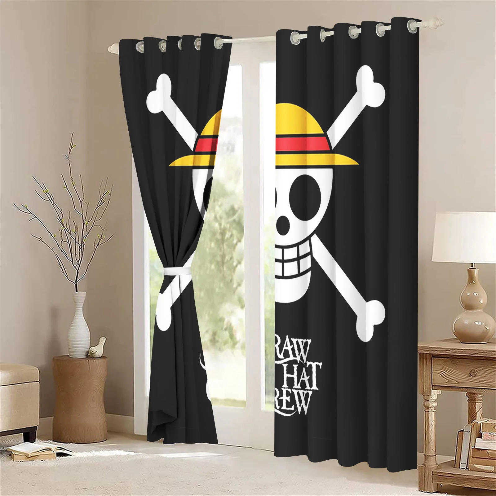 Home Decor Living Room Curtains Bathroom Curtain  Balcony Screen Living Room Bedroom Perforated Cartoon Cute  Blackout