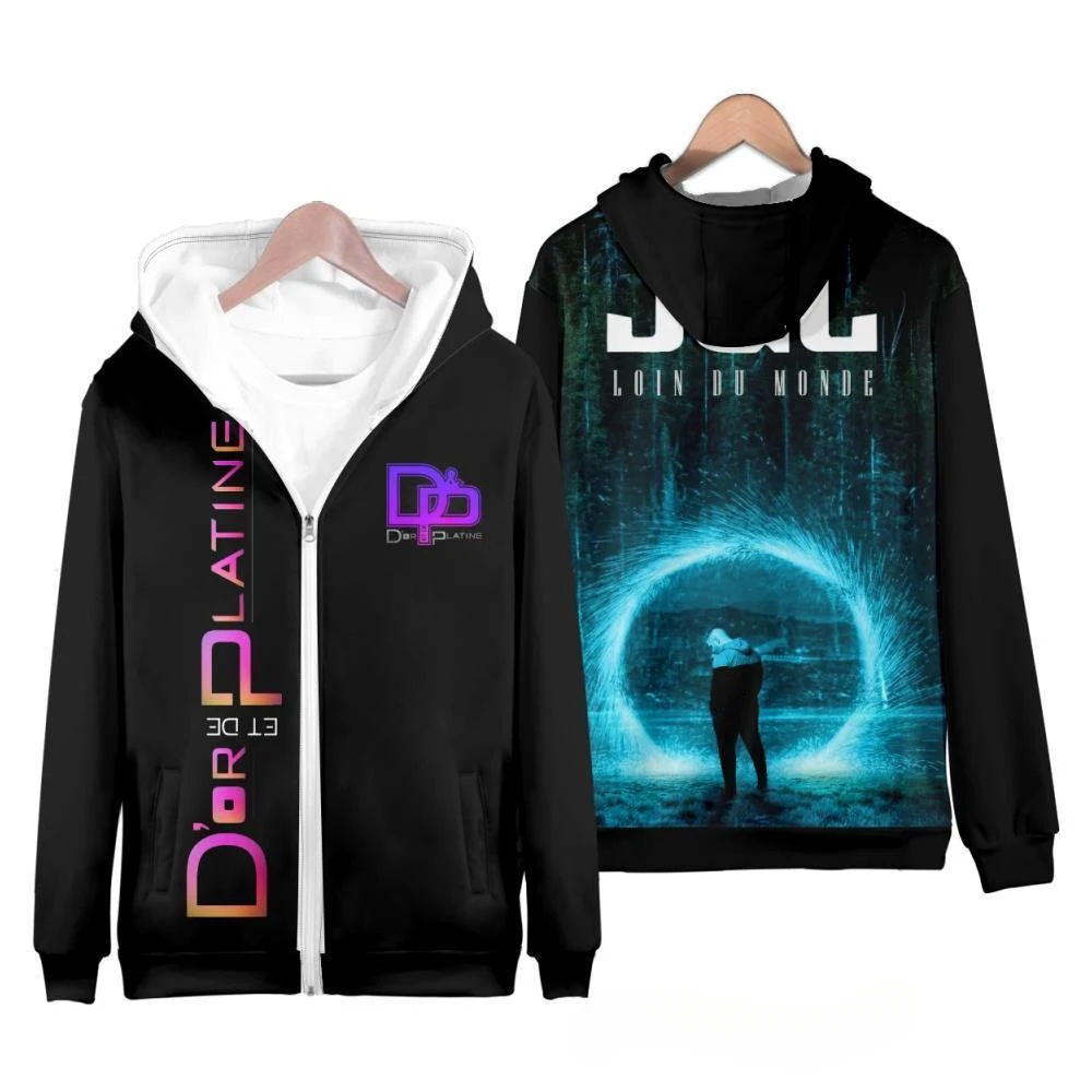 Rapper JuL 3D Print Zipper Hoodies Men's Women Casual Hooded Sweatshirts Hoody Oversized Tracksuit Pullover Man Coat Clothing