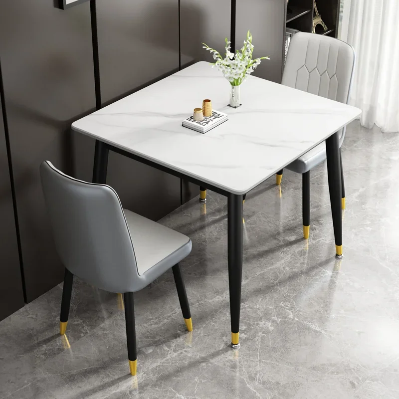 Multifunctional Gold Dining Table Nordic WaterproofBreakfast Marble Dining Table Design Writingtable Bassehome Furniture