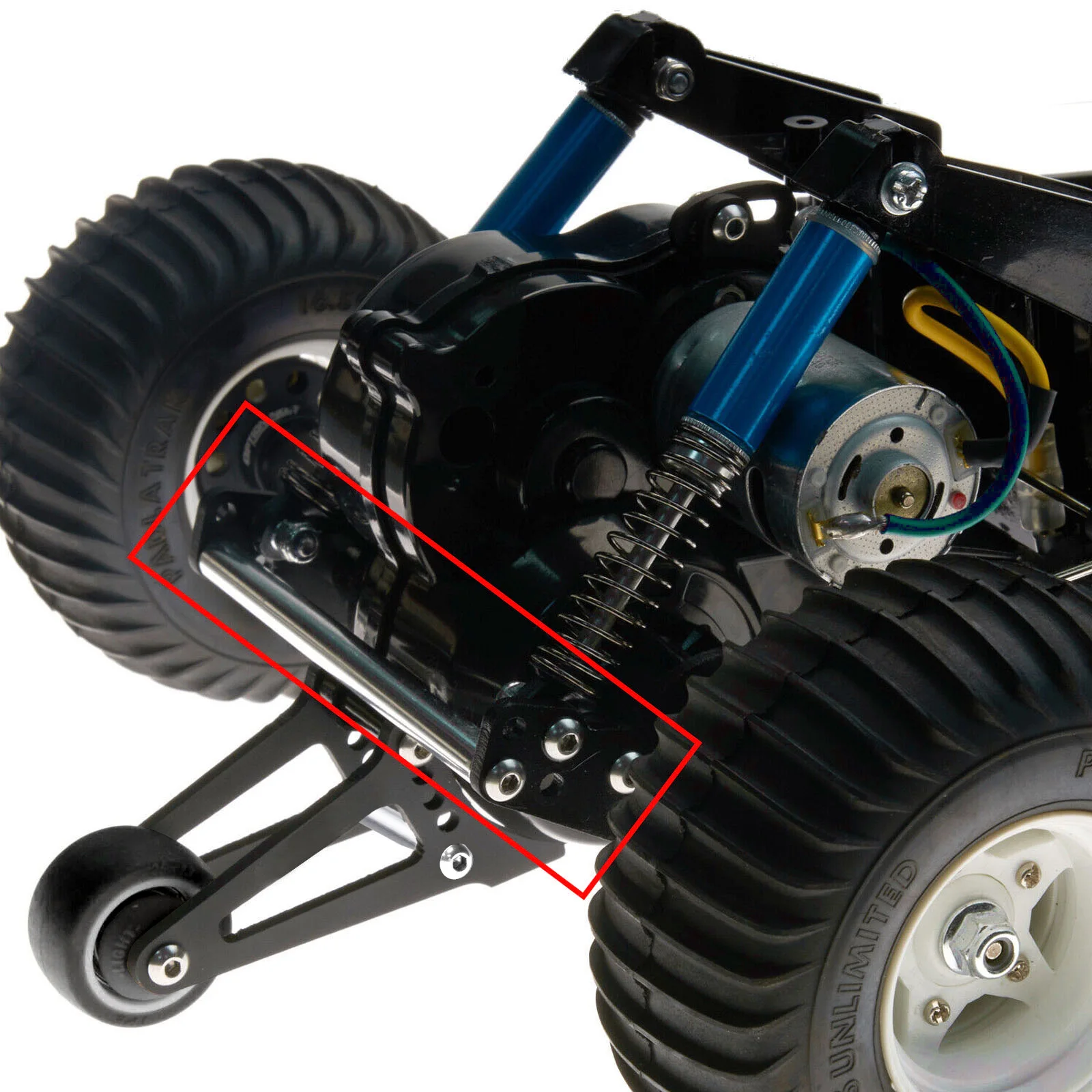 Suporte amortecedor traseiro para carro tamiya rc grsshopper gafanhoto 2 hornet buggy chassi atualiza peças