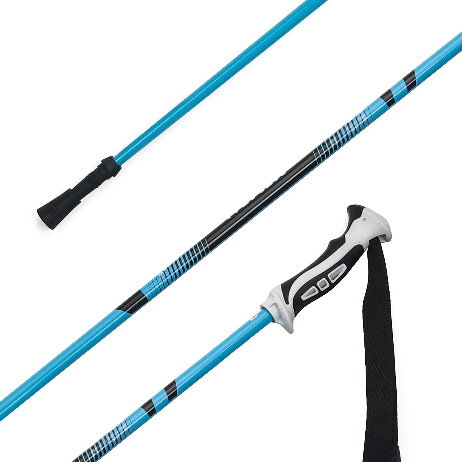 Alpine Ski-Stok Ski-Stokken 100% Carbon Hm Lichtgewicht Aangepast Logo 100 Stuks Moq Carbon Ski-Stok