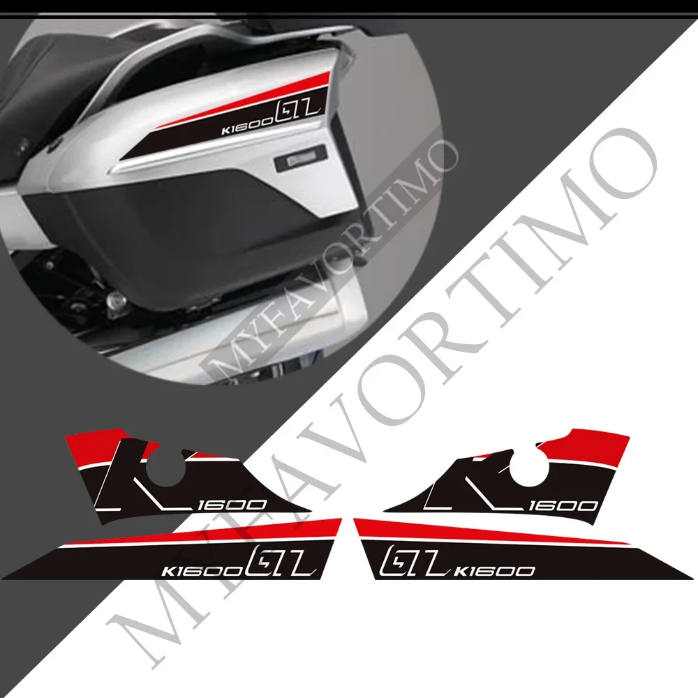 Motorcycle For BMW K1600GTL K1600 K 1600 GTL Tank Pad Stickers Protection Fairing Fender Emblem Cases Luggage Trunk