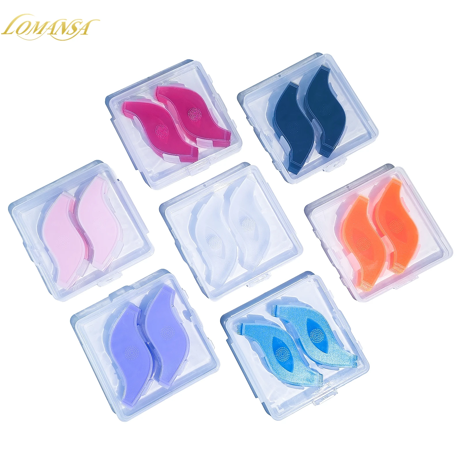 10 Uds. Cepillos de maquillaje para pestañas, peine limpio de plástico reutilizable, rizador de elevación de pestañas en forma de S, extensión de pestañas, herramienta para permanente