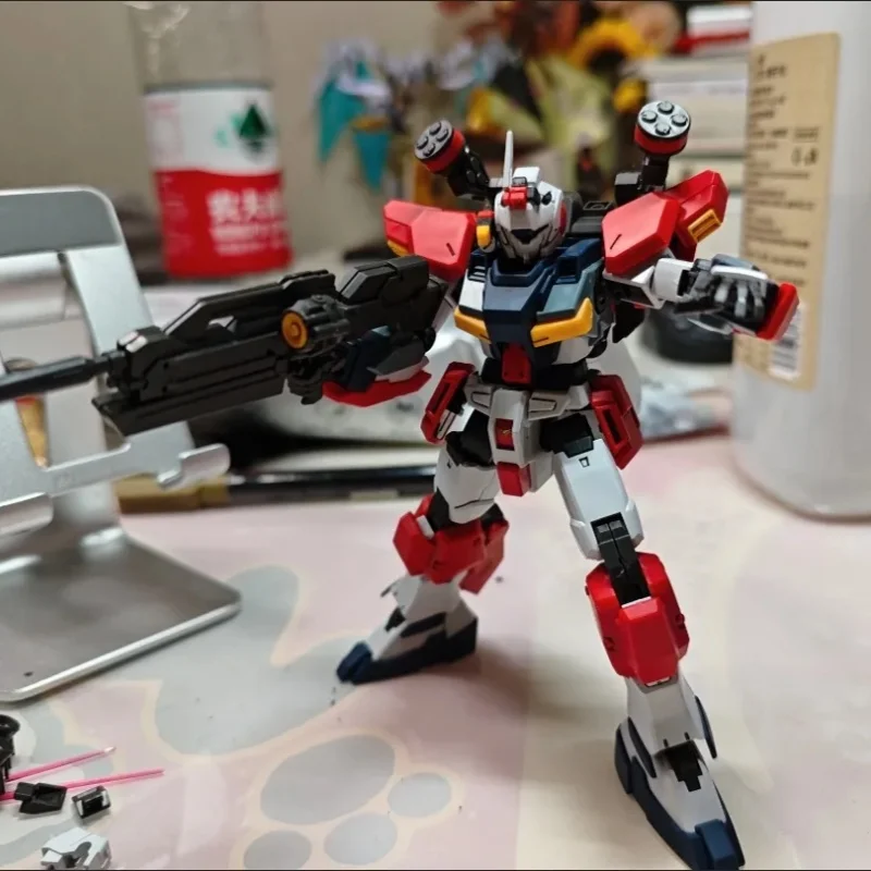 

Hg 1/144 G-Line Red Assembly Action Figure Rx-81LA PB Limit Standard Armor KO Model Kit Robot Collectors Plastic Ornament Toy