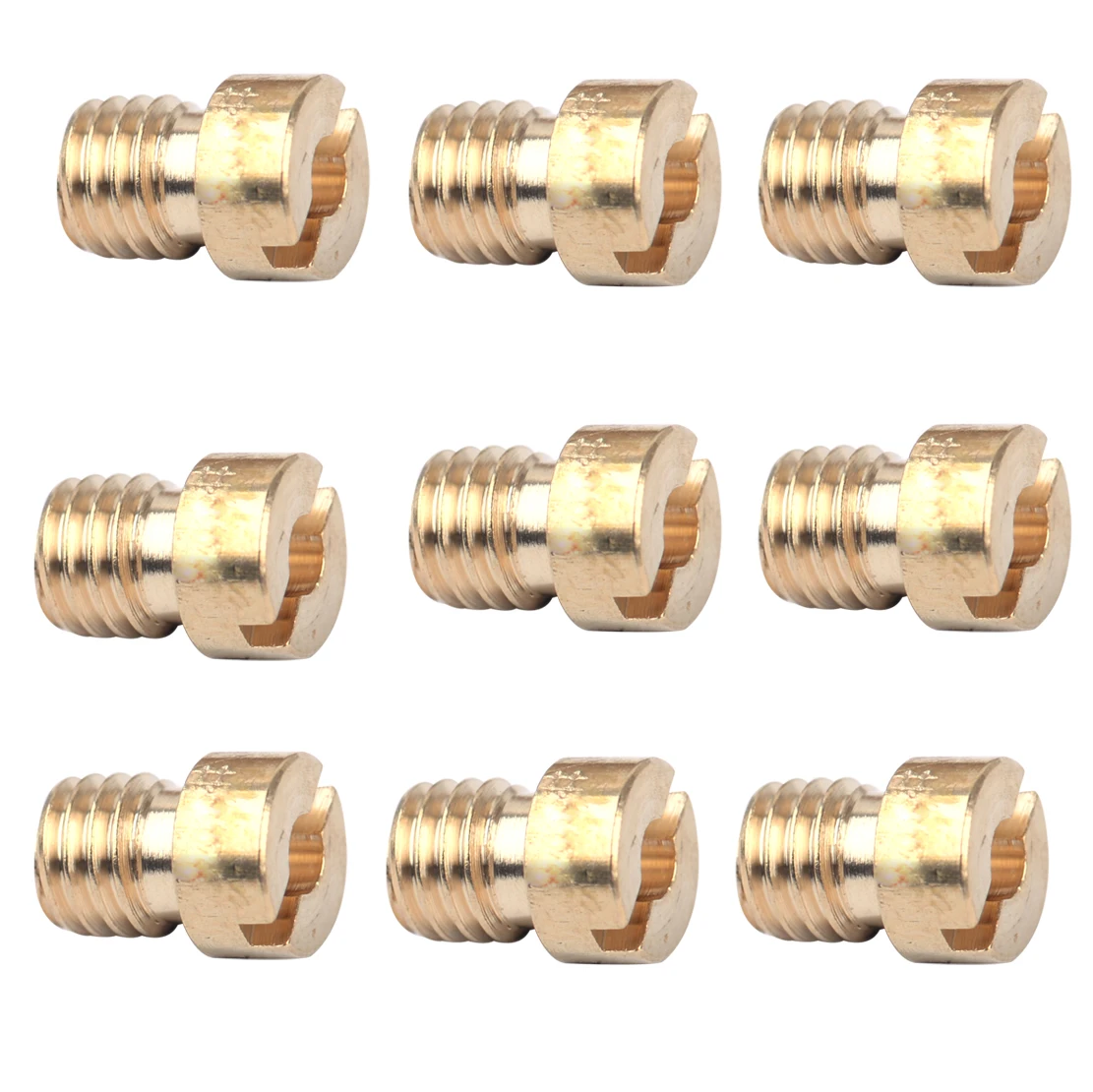 LETAOSK New Quality 10pcs Main Fuel Jet Kit Carburetor Carb Injector Nozzle Fit for Keihin CVK (100#-140#)
