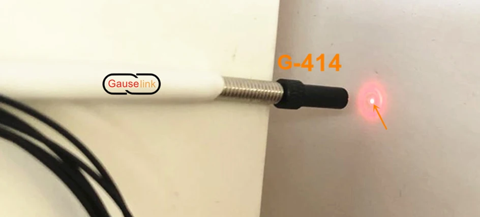 Optischer Fasersensor, Fokuslinse, Spiegel, optisch, M3, M4, M6, für diffuse reflektierende Durchgangsstrahl-Lichtschranke, Gauselink – Detail 16