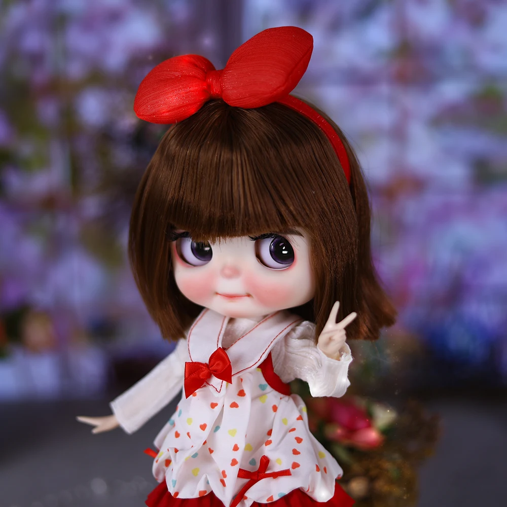 

ICY DBS Blyth doll 1/6 scale, 30 cm, hand-painted white skin, short hair, multiple styles, nude doll or full set doll