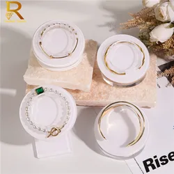 Acrylic Transperant Bracelet Jewelry Display Stand Bangle Organizer Holder Rack Acrylic Bracelet Jewelery Collar Stand