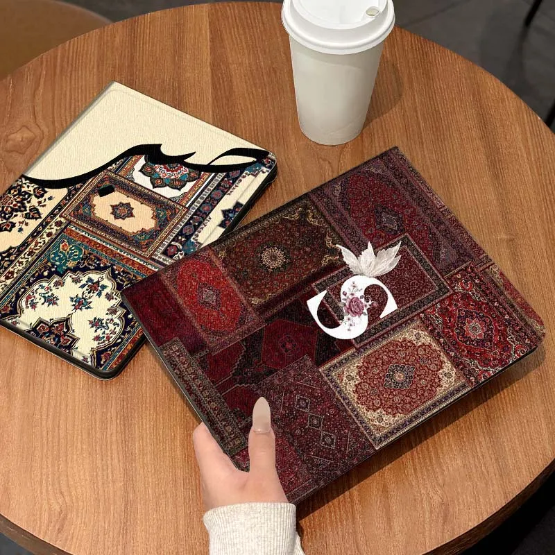 

Vintage Carpet Pattern Art Gift Tablet Case For Lenovo Xiaoxin Legion Pad Tab Pro GT Y700 Gen4 2 11 P11 M10 K10 3rd Plus Gen