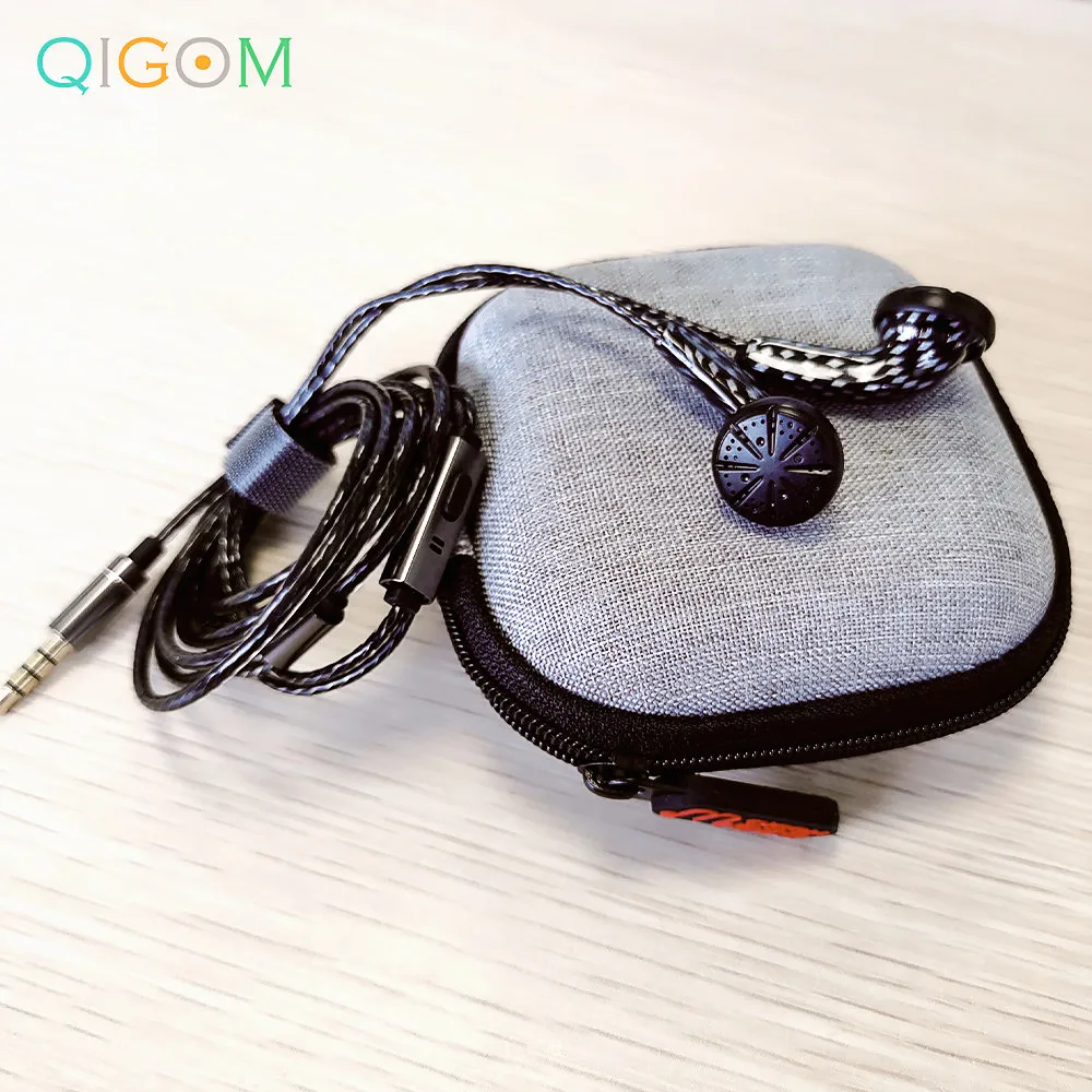 Qigom-s32インイヤーヘッドセット,32オーム,フラットヘッド,Hi-Fi,マイク付き,pk mx985,vido monitor tc200