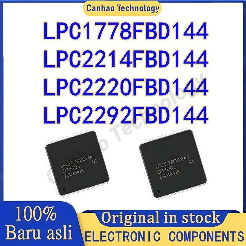 

LPC1778FBD144 LPC2214FBD144 LPC2220FBD144 LPC2292FBD144 LQFP=144 IC Chip 100% New Original in stock