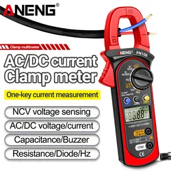 ANENG PN106 Pinza amperometrica Vero RMS Multimetro 4000 Conti AC/DC Amperometro Voltmetro NCV Resistenza Condensatore Tester Elettrico Strumenti