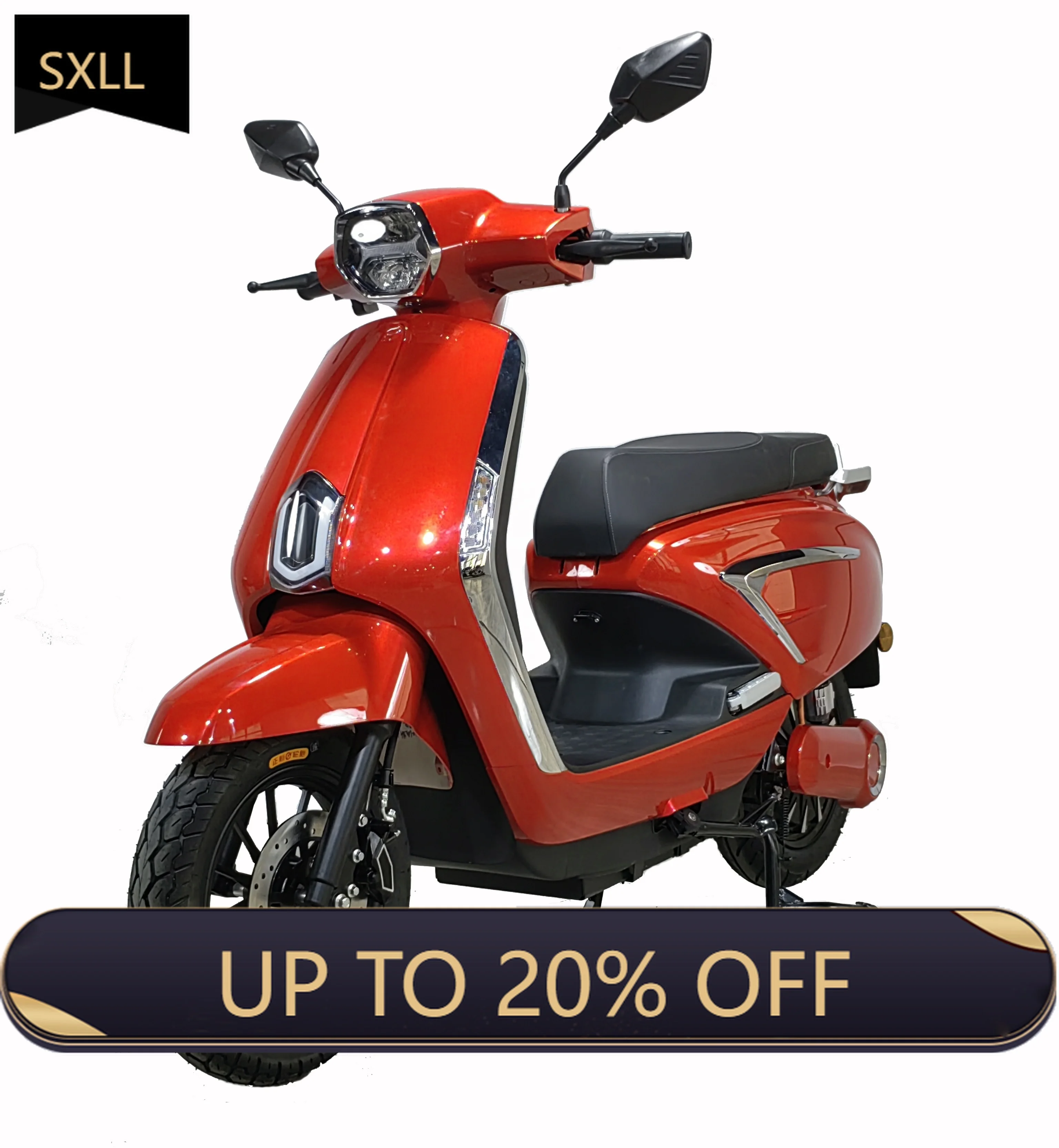 

SXLL 72V/1500W electric two-wheeler, electric scooter with sealed lead-acid battery, suitable for adults with powerful function