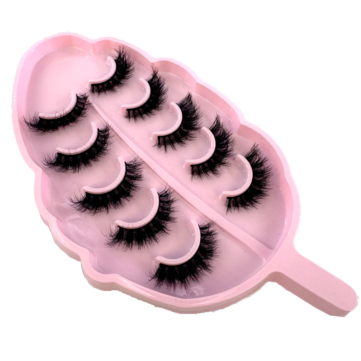 5 Paar falsche Wimpern aus Nerz, natürliche lange Wimpern, weiches und flauschiges dynamisches 3D-Wimpern-Make-up-Werkzeug