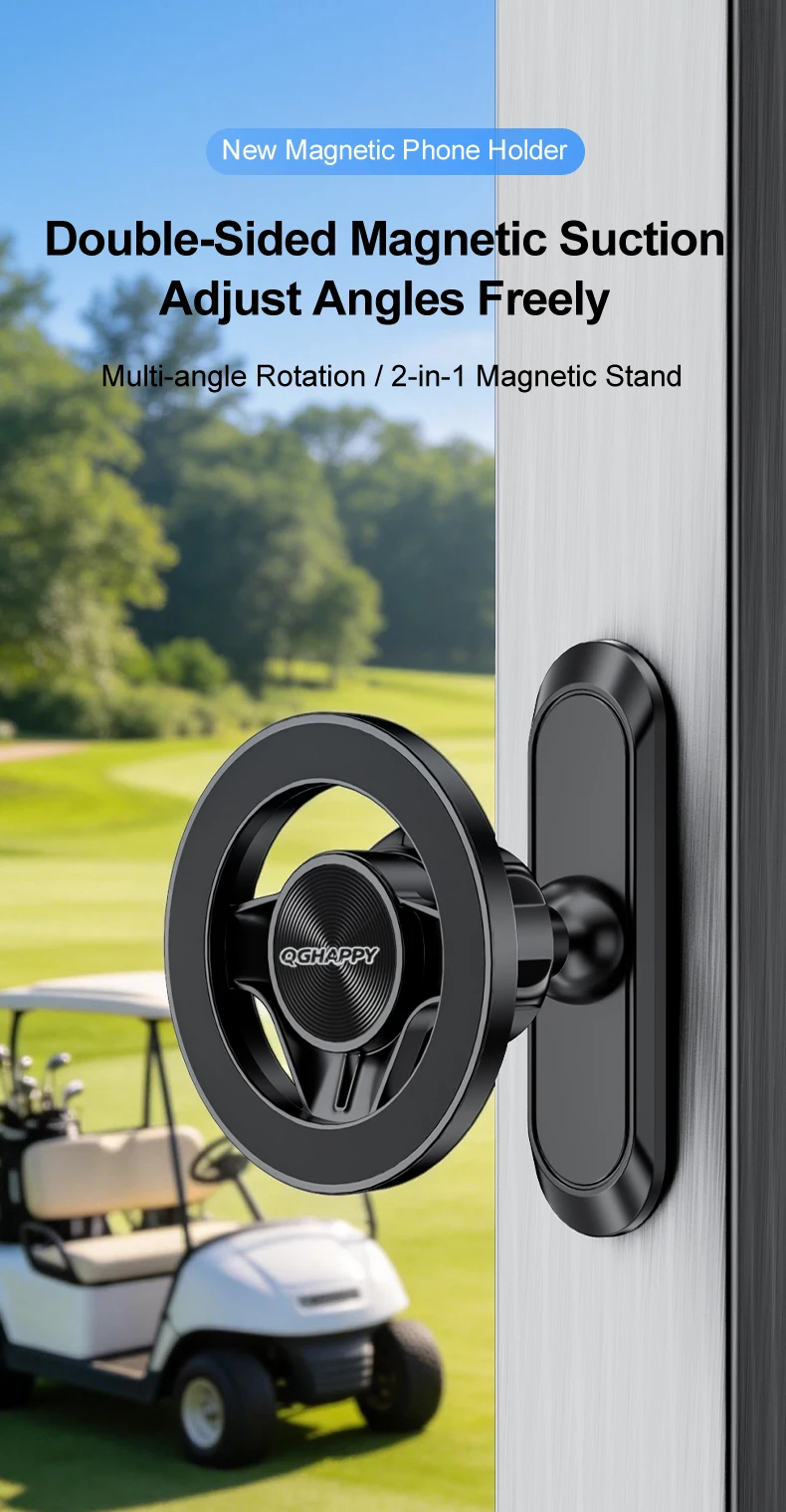 Magnetischer Telefonhalter & Zubehör für MagSafe Gym, Verstellbarer Magnet, Stoßfester Ständer für Auto-Handys, kompatibel mit iPhone Pro und Samsung – Detail 1