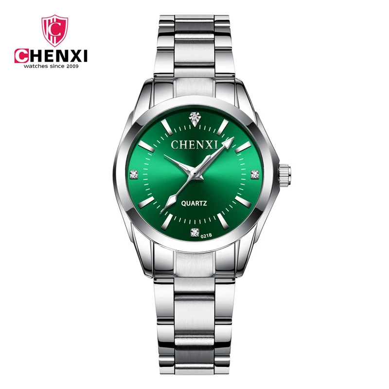 CHENXI 021B Factory Luxury Top Brand Waterproof Simple Ladies Women Dress Quartz Wrist Watches Relogio Feminino Gift for Ladies