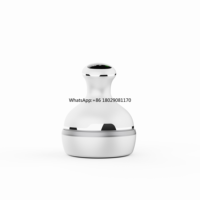 2024  Scalp Head Massage with Bluetooth Music and Red Light , Adjustable Scalp Massage with 4 Replacement Massage Heads