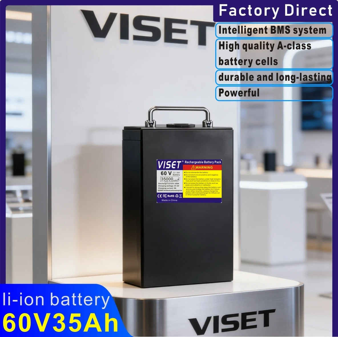 2026 لبطارية دراجة نارية كهربائية هارلي ذات فتحتين 60 فولت 20 أمبير-35 أمبير 18650 بطاريات ليثيوم أيون مقاومة للماء سكوتر قابل للطي Citycoco #2