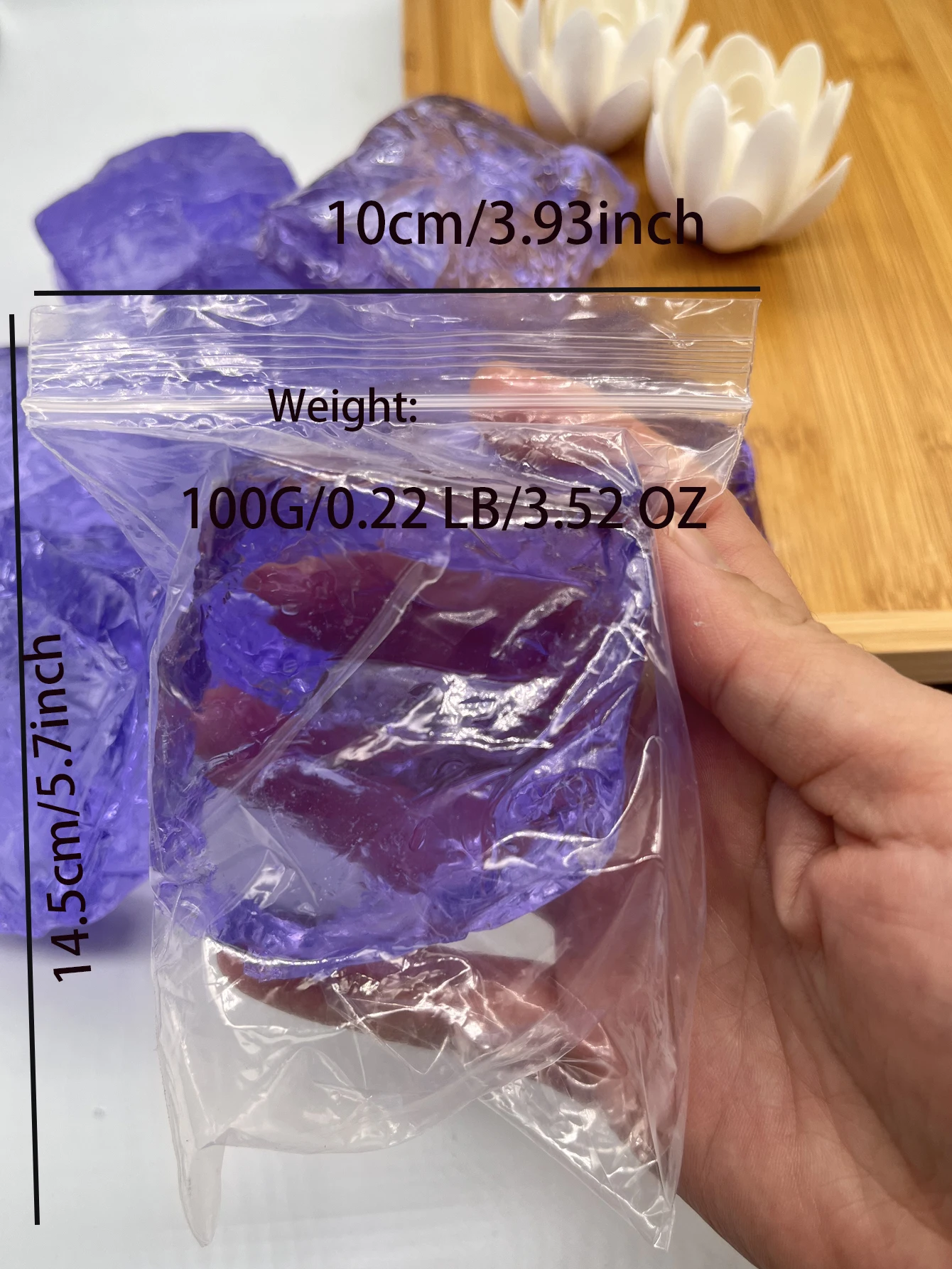 100G Jelly Wax Purple Wholesal - Candle Making Material Wholesale review and price