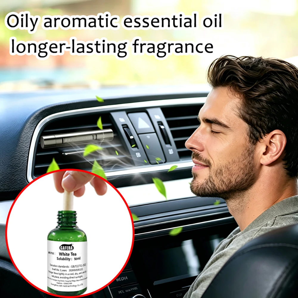 GAFERA 50ml(1.69 fl.oz) Sheraton Oily Aromatic Essential Oils, For Aroma Stone, Car Air Conditioner Vent Fragrance Refill Liquid