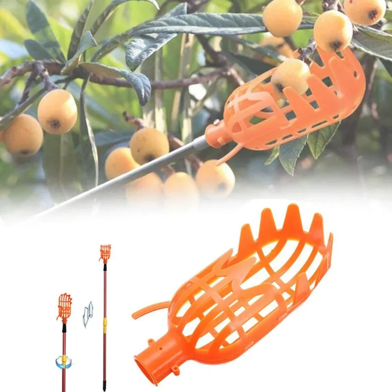 

Garden Basket Fruit Picker Head Multi-Color Plastic Fruit Picking Tool Catcher Agricultural Bayberry Jujube Picking Supplies