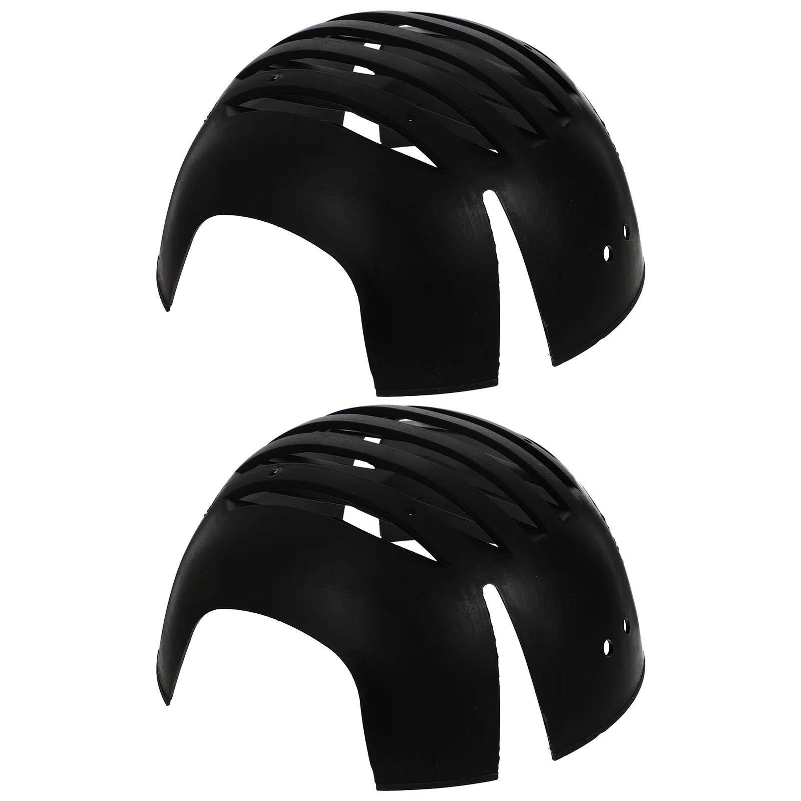 

2 Pcs Baseball Bump Cap Insert Lining Caps Inner Support Protector Black Holder