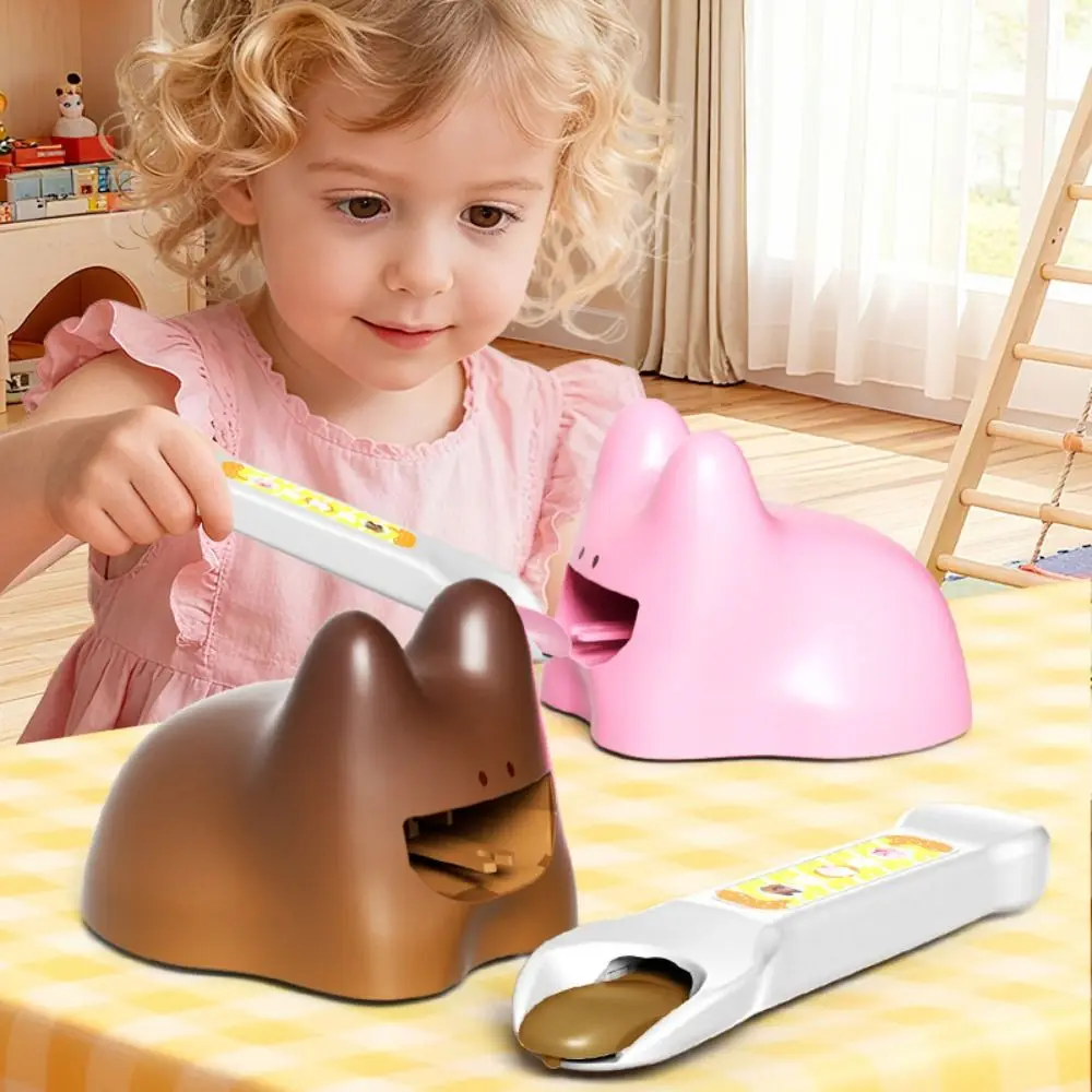 Alimentação criativa coelho pudim conjunto de alimentação role play educação precoce coelho pudim 3d japonês jogar casa brinquedos presente