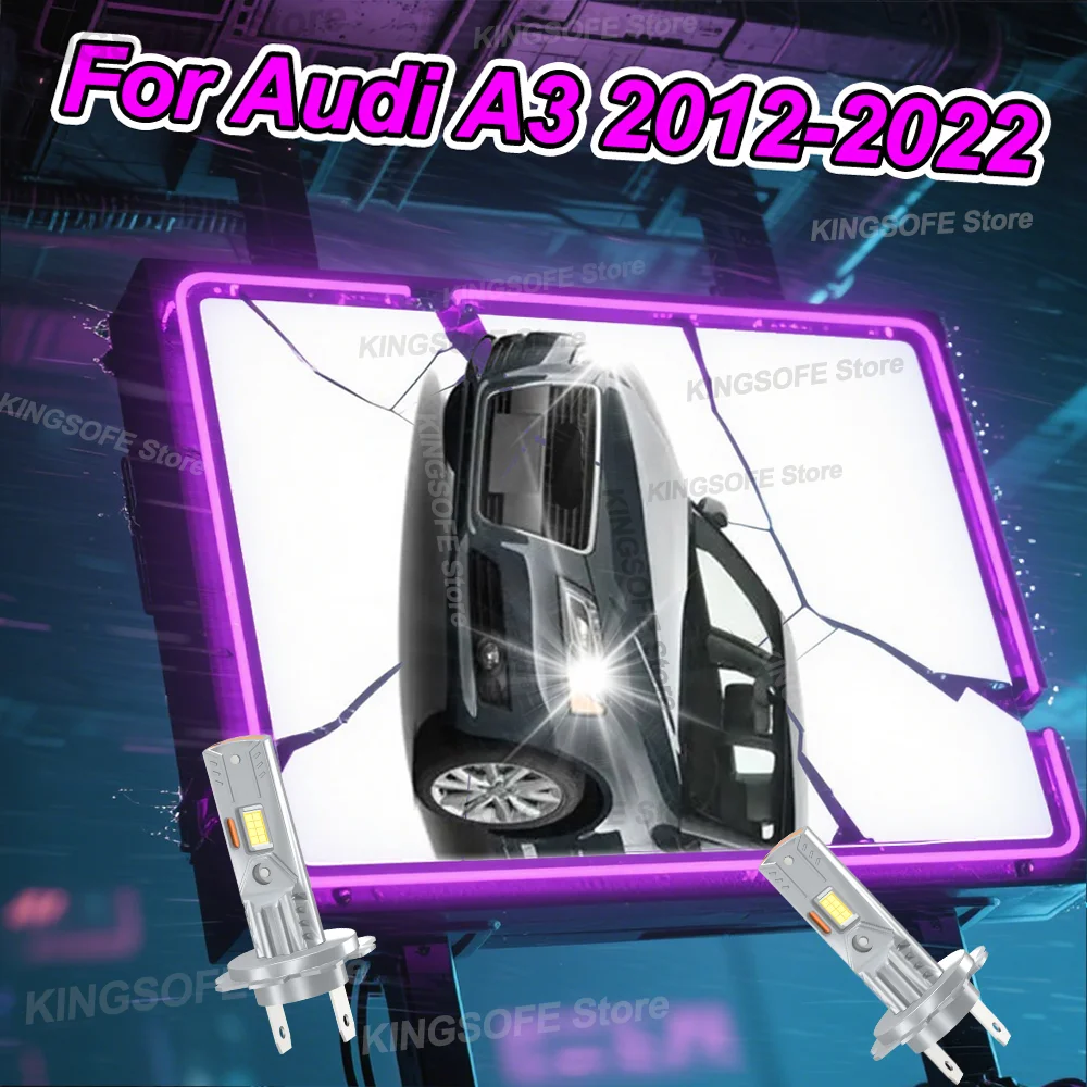 

30000LM светодиодная лампа дальнего света 6000K для Audi A3 2012-2022 2013 2014 2015 2016 2017 2018 2019 2020 2021