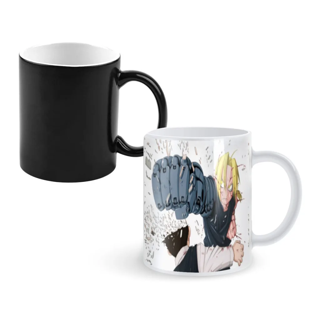 Japan Anime Fullmetal Alchemist Cuadros Newest Design Coffee Mugs Heat Color Changing Milk Tea Cup For Birthday Gift