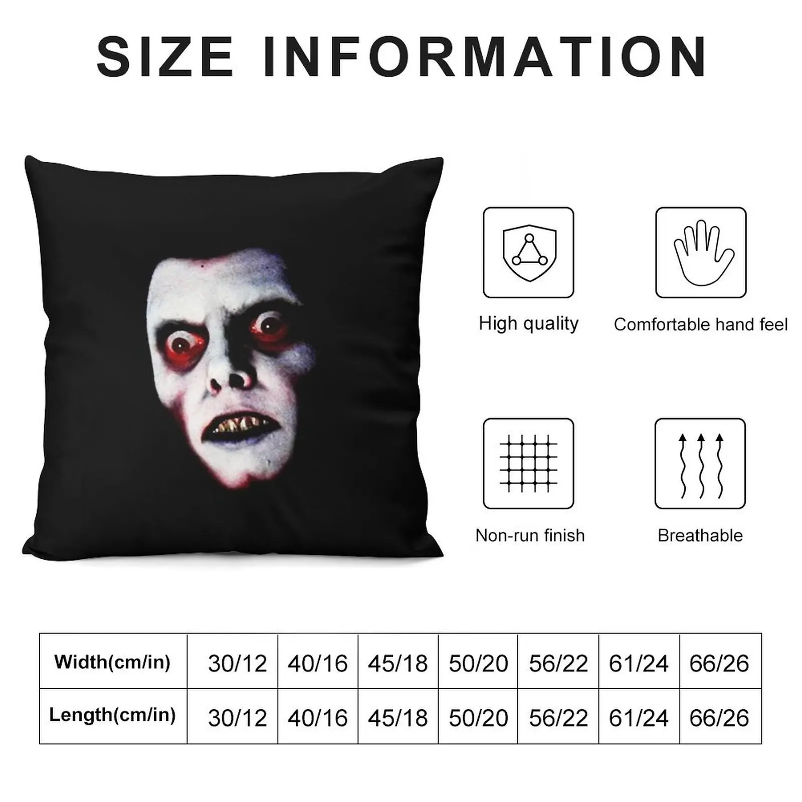 The Exorcist Captain Howdy Pazuzu Classic T-Shirt Throw Pillow Throw Pillow Sofa Cushion Cover pillow