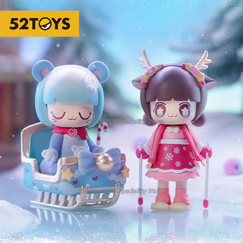 52 لعبة كيمي ميكي رائعة أتمنى ليلة سلسلة صندوق أعمى تمثال لطيف فتاة عمل الشكل لعبة Kawaii نموذج هدايا عيد الميلاد