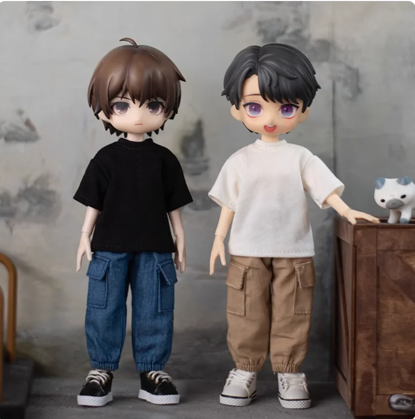 1/12 12 Points OB11 Doll Clothes Fashion Cargo Pants Ashi 3.0 2.0 Fairy Body Model Accessories In Stock