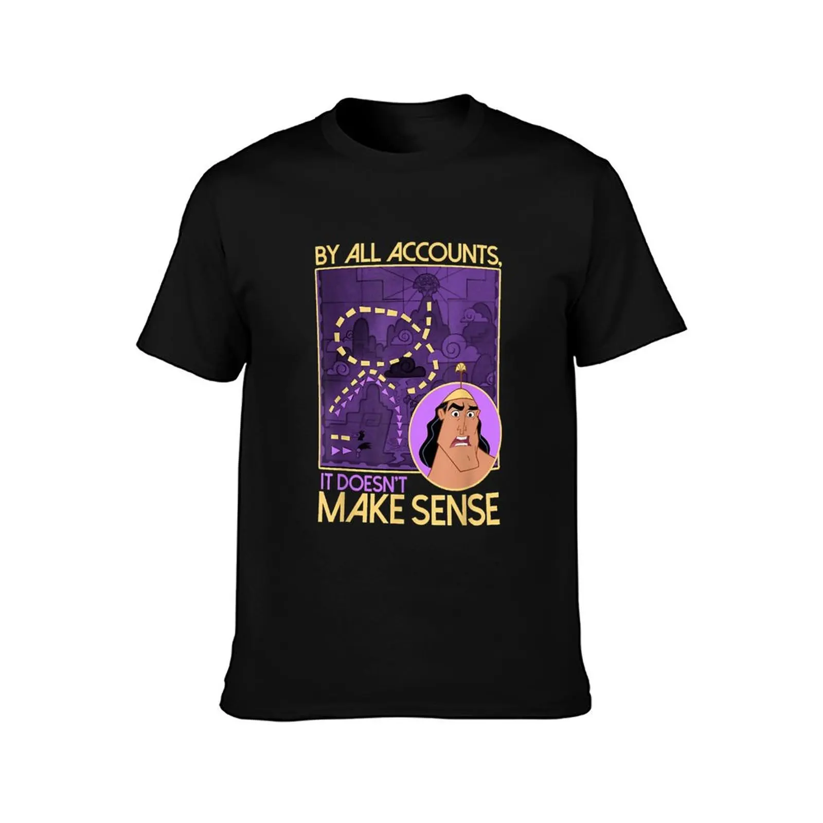 Emperor_s New Groove Kronk Doesn_t Make Sense T-Shirt graphic t shirt vintage Short sleeve tee mens plain t shirts