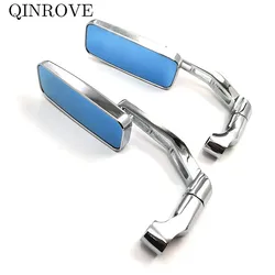 Motorcycle Rearview Mirror Aluminum Alloy Side Mirror 8 10MM Universal For Yamaha FZ6 FZ8 FZ09 Honda PCX 150 160 Kawasaki Z650