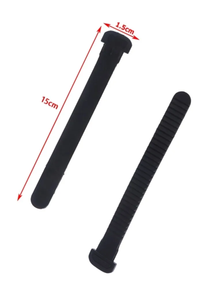 Sangle de patinage en ligne noire, 2 pièces, bottes de patins, chaussures énergétiques en forme de T, sangle à boucle pour patins à roulettes