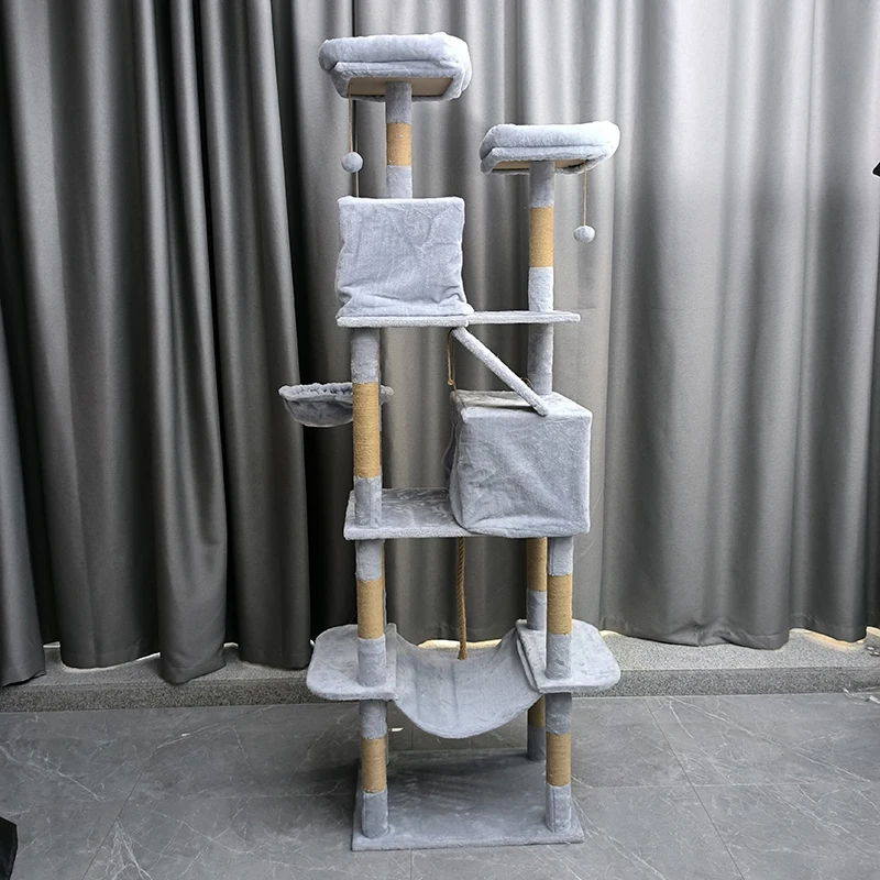 

Универсальная Всесезонная Когтеточка, большая кошачья игрушка и гнездо, сизальная Когтеточка для домашних животных