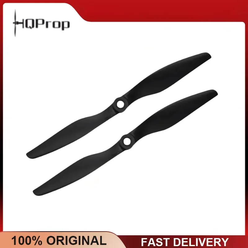 HQProp 8x6 2-Blade Pusher Prop 10.3g 6mm Shaft 14.8mm Hub Glass Nylon for FPV Fixed Wing RC Airplane