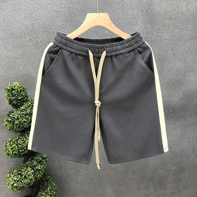 

Спортивные бегуны, широкие спортивные мужские короткие брюки, свободные мешковатые шорты для мужчин, шнурок с карманами, тренировочная баскетбольная летняя одежда