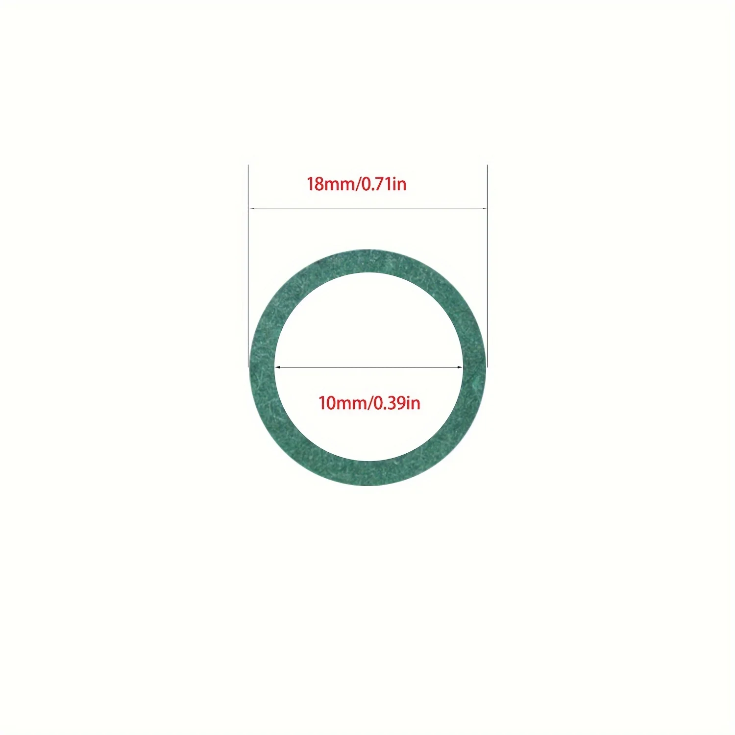 2500 قطعة 18650 بطارية ذاتية اللصق جوفاء الورق المقوى العازلة طوقا العزل الكهربائي وسادة خواتم