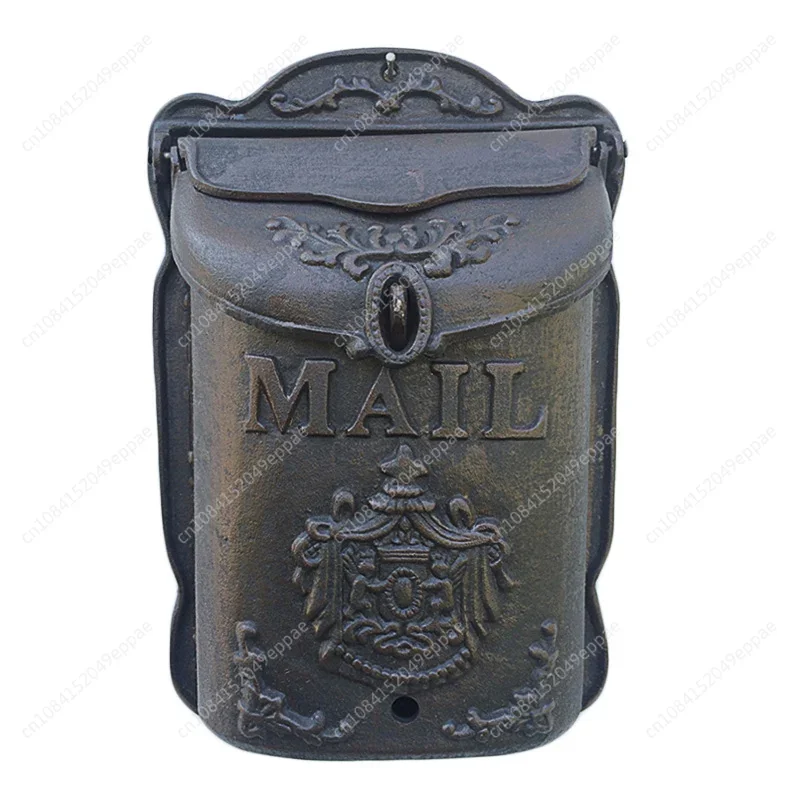 Letter box cast iron mailbox mural crafts retro little angel letter box letter box wall mural wall hanging large