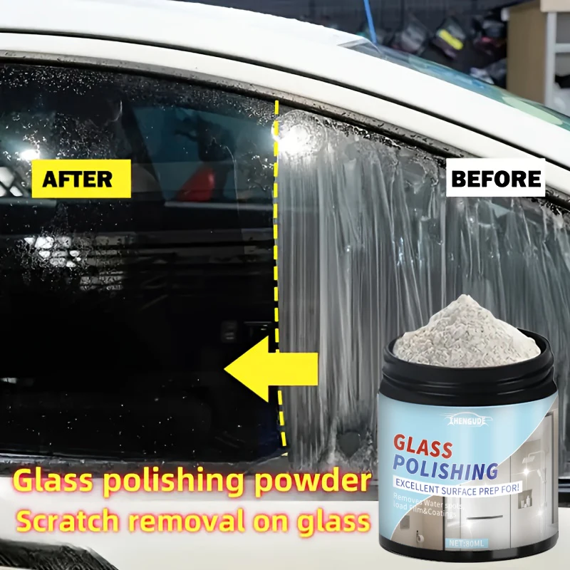 Cerium Oxide Premium Glass Polishing Powder, Professional Glass Surface Polishing Agent - Suitable for Polishing and Grinding Materials Such as Car Windows, Bathroom Surfaces, Rvs, and Mirrors, Quickl image 3