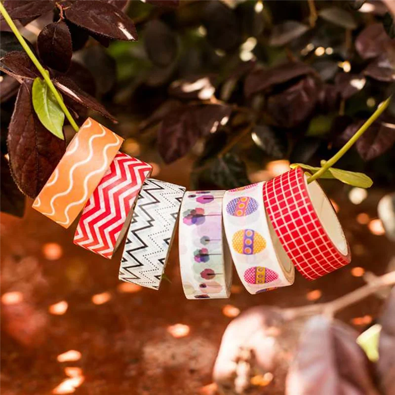 Pita Washi Stiker Natal Hari Natal DIY Pita Stiker Dekoratif Buku Tempel Perlengkapan Alat Tulis Sekolah