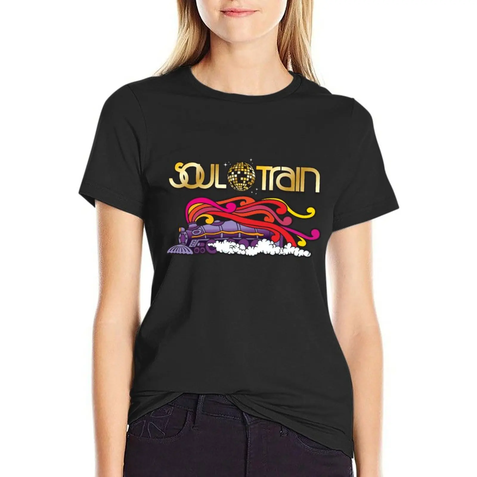 Soul Train T-Shirt anime clothes sublime lady clothes graphics Women's cotton t-shirt