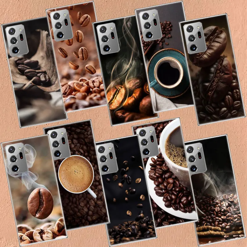 Newly Baked Coffee Beans Phone Case For Samsung A55 A35 A25 A15 A05S A04 A04S A14 A24 A34 A54 M11 M12 M21 M30S M31 M31 M51 M52